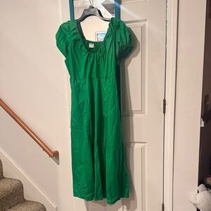 Old Navy Vibrant Green Kids Casual Dress